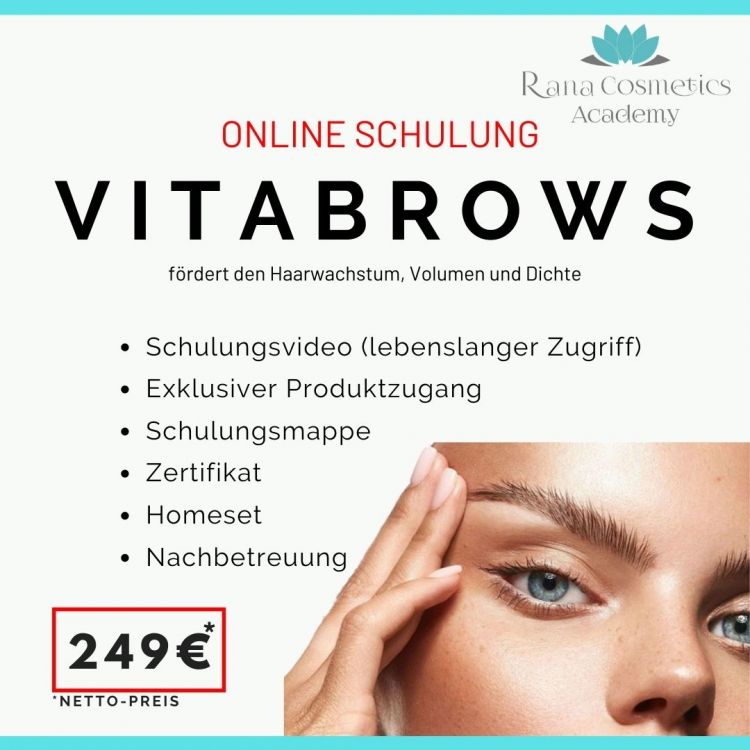 VitaBrows Online Schulung (selbstständig)